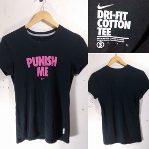 Black Nike Dri- Fit Cotton Tee